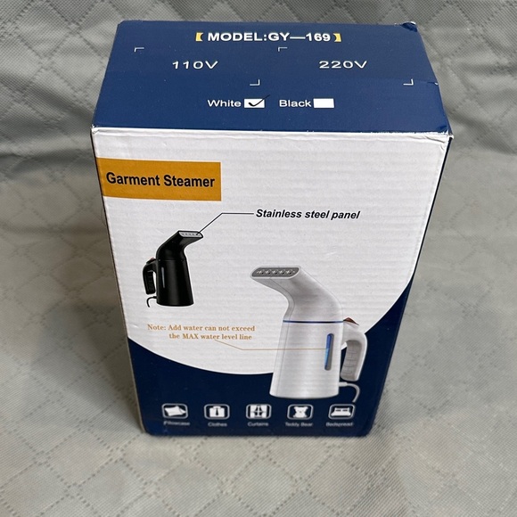 Garment Steamer White New in Box NWT - Picture 1 of 11